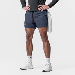 0751. Tetra-Lite® 5" Linerless Short - Navy "Wings"