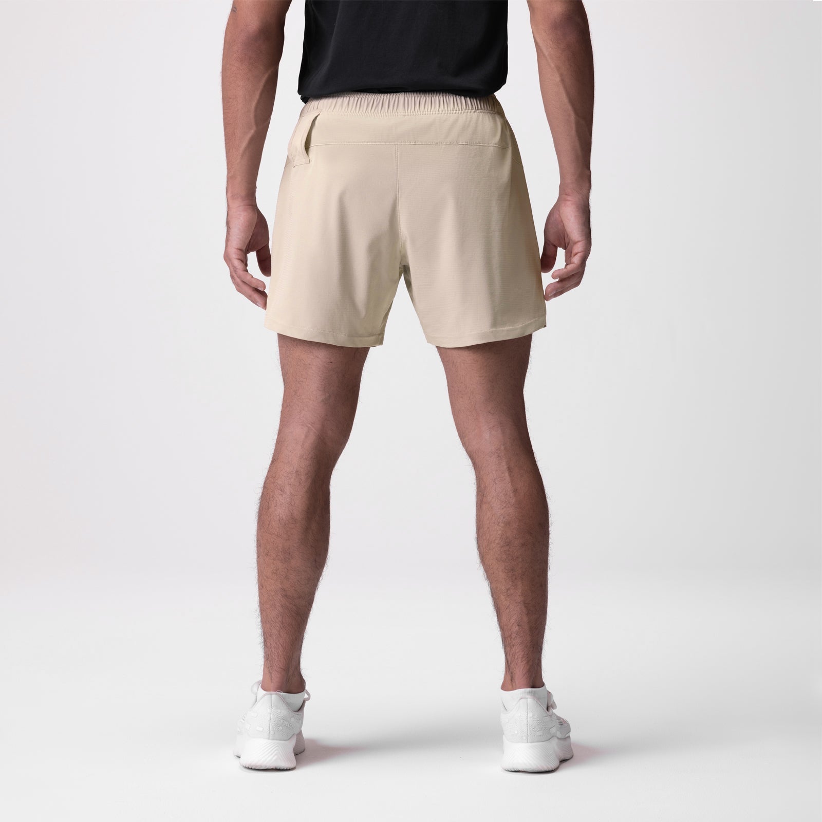 0810. Ultralite™ 6" Linerless Short - Beige