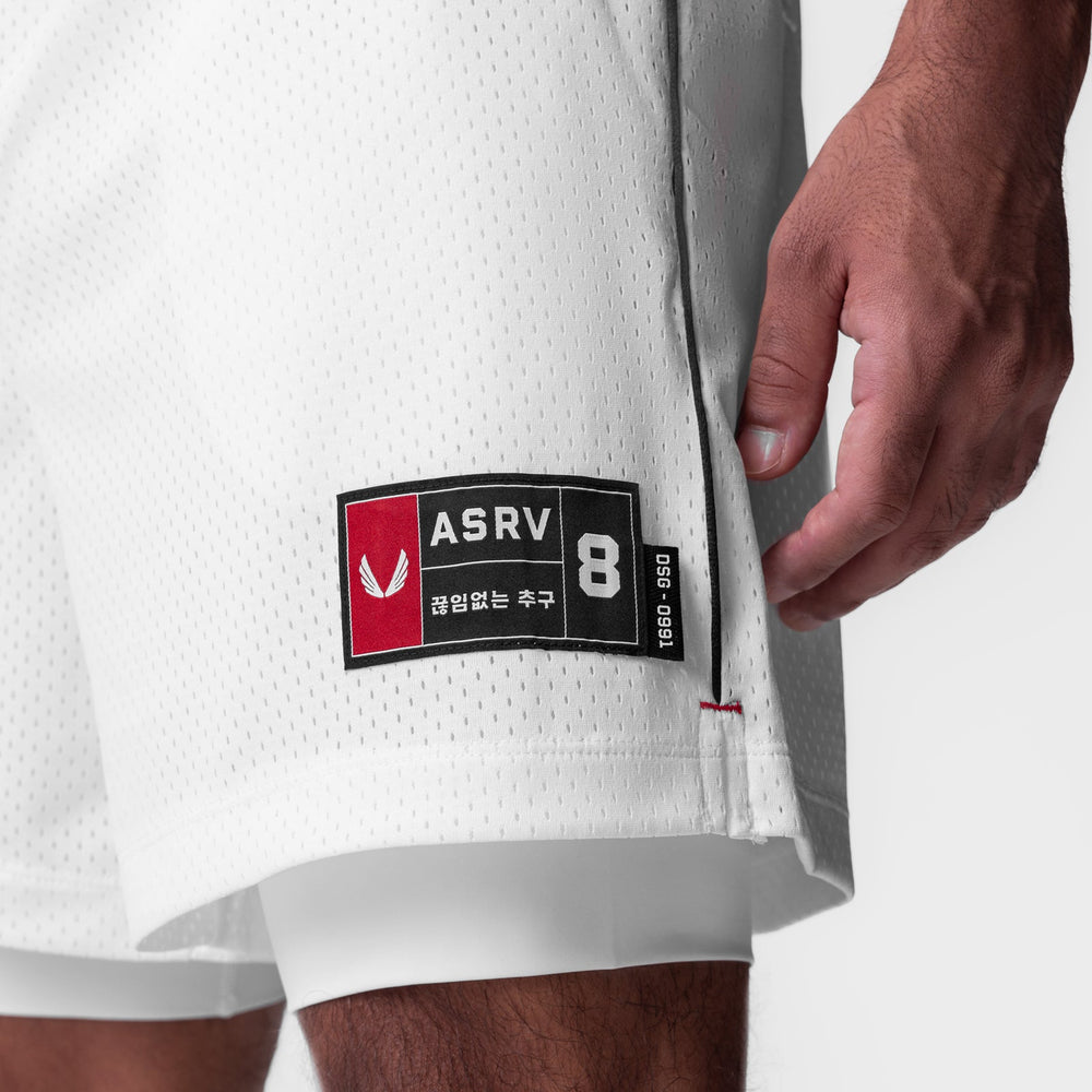 0991. Ion-Mesh 5" Liner Short - White