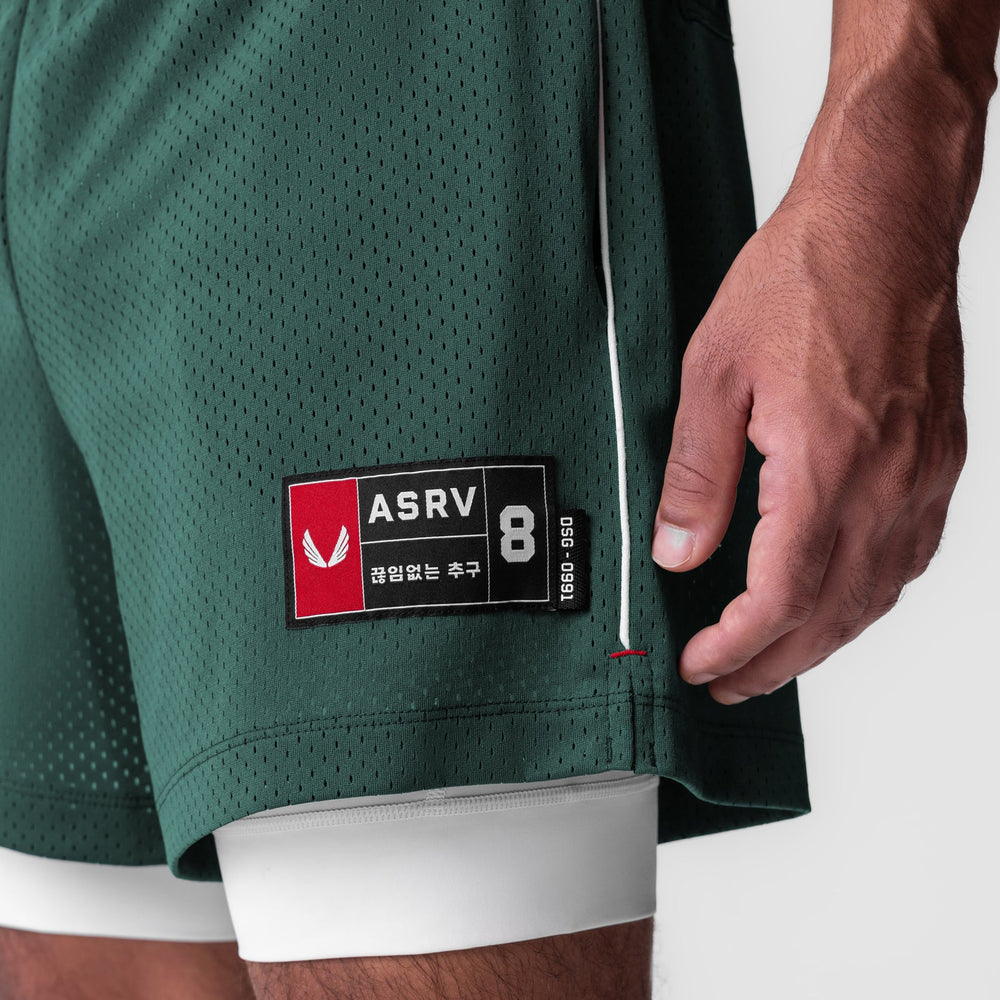 0991. Ion-Mesh 5" Liner Short - Forest Green
