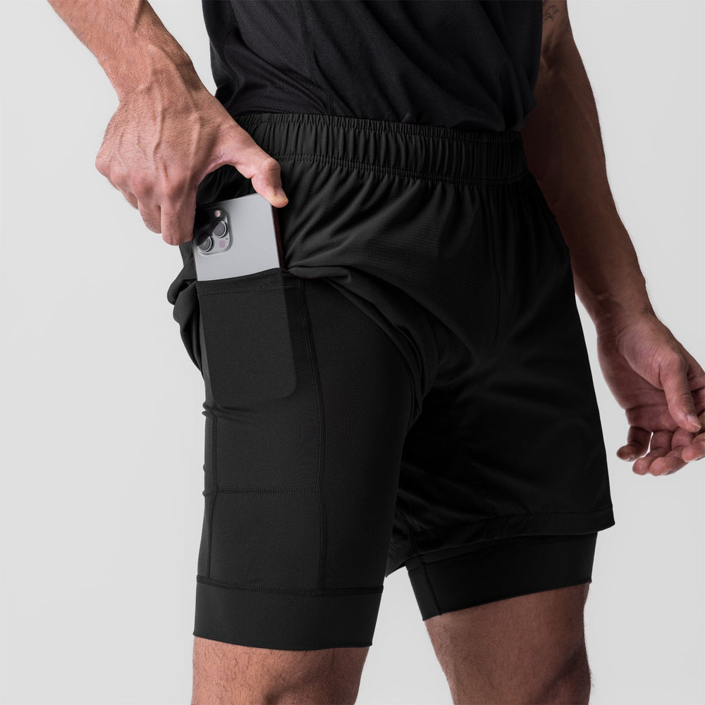 0784. Ultralite™ 6" Liner Short - Dusk Black/Black