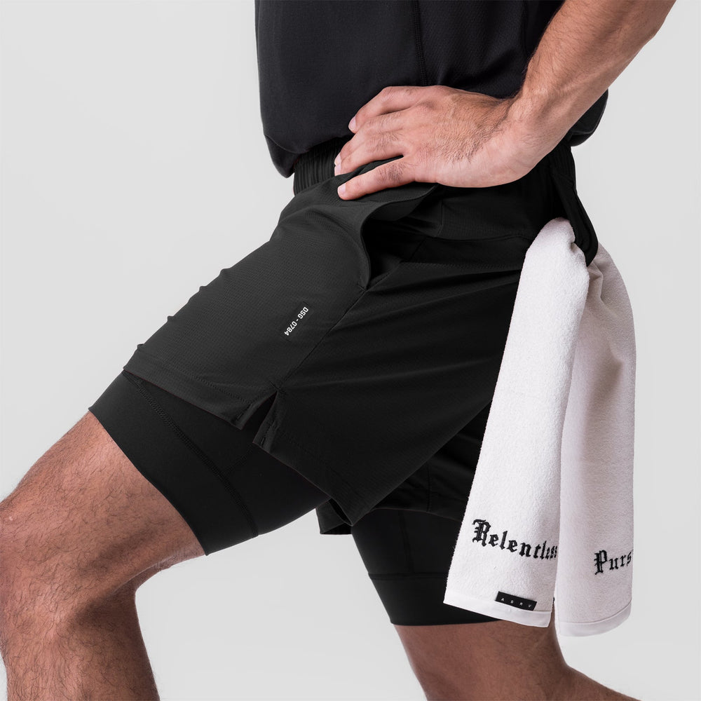 0784. Ultralite™ 6" Liner Short - Dusk Black/Black