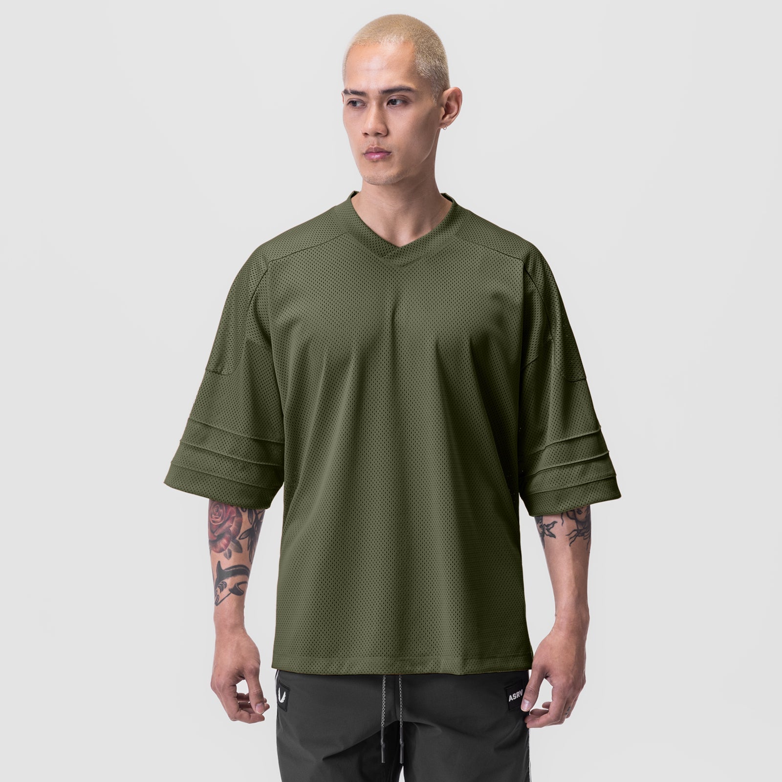 0772. SilverPlus™ Mesh Oversized Jersey - Olive