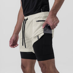 0651. Tetra-Lite® 5" Liner Cargo Short - Stone