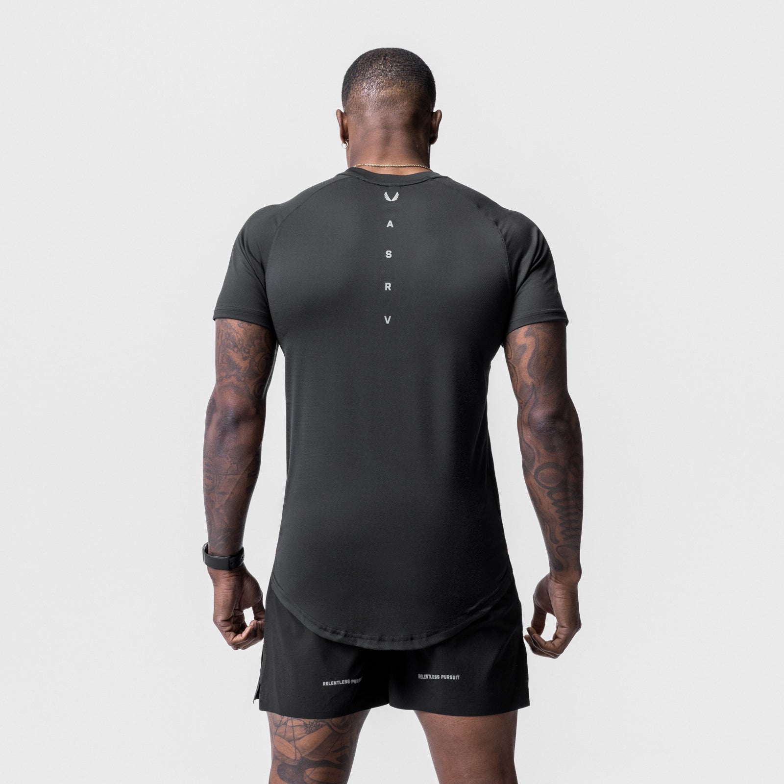 0716. Core Mesh Established Tee - Black