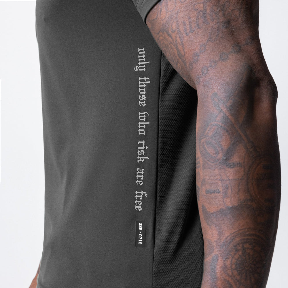 0716. Core Mesh Established Tee - Space Grey
