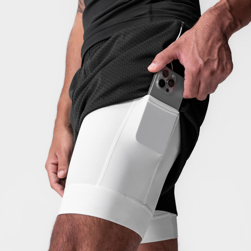 0991. Ion-Mesh 5" Liner Short - Black