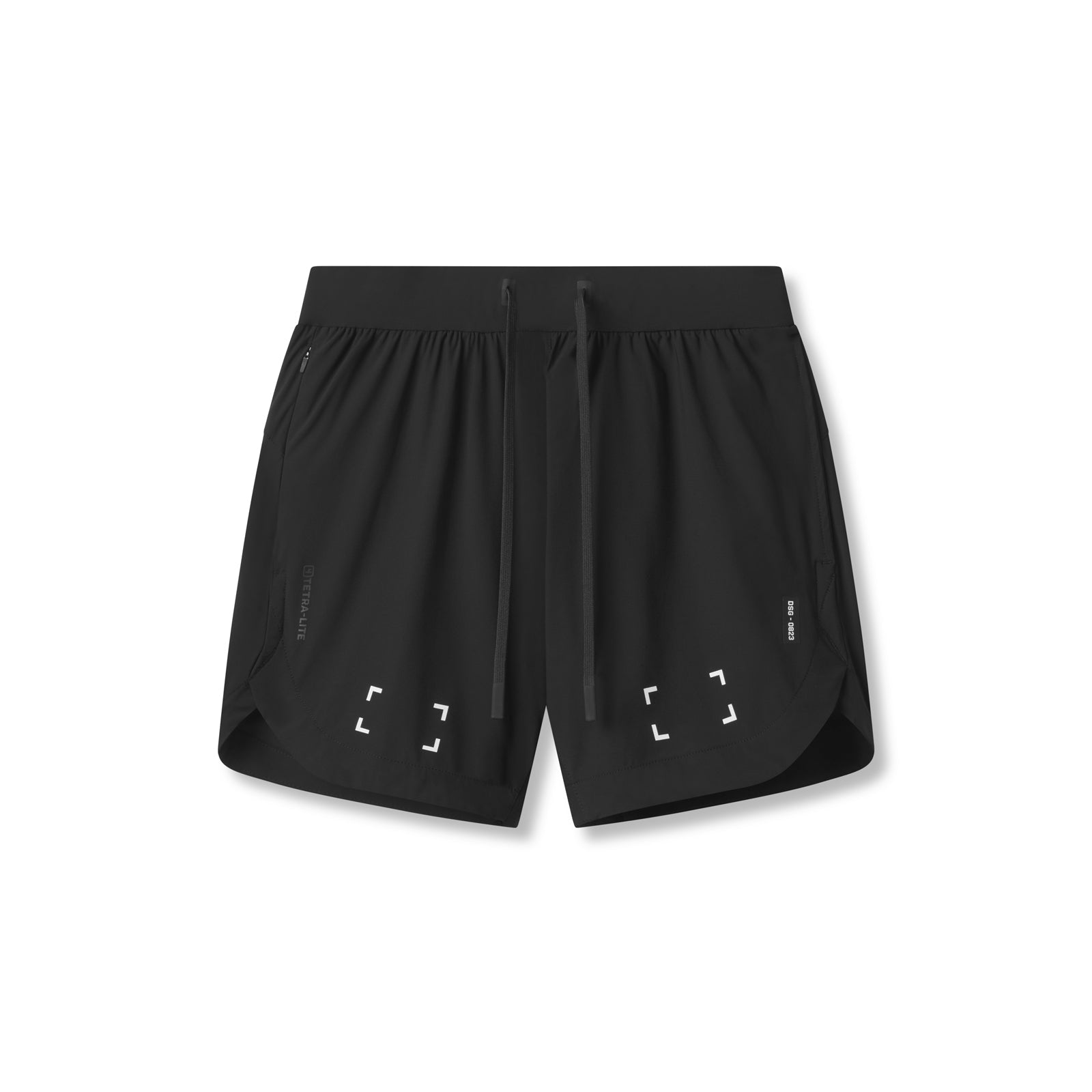 0823. Tetra-Lite® 7" Linerless Short - Black "Space Bracket"