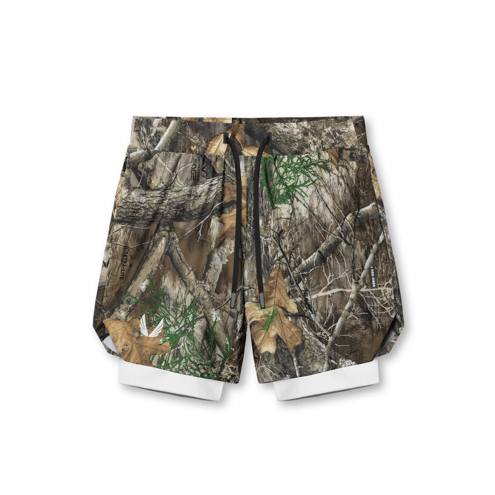 0866. Tetra-Lite® 7" Liner Short - Realtree® Camo / White / White "Win