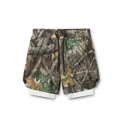 0866. Tetra-Lite® 7" Liner Short - Realtree® Camo / White / White "Win