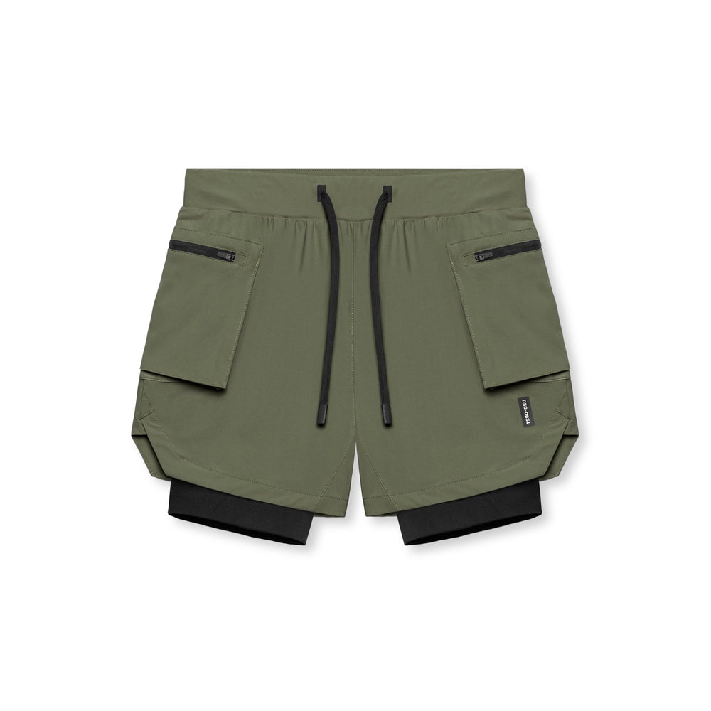 0651. Tetra-Lite® 5" Liner Cargo Short - Olive