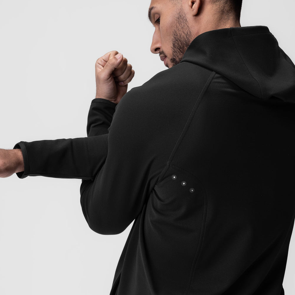 0943. Performance Fleece Zip Hoodie - Black