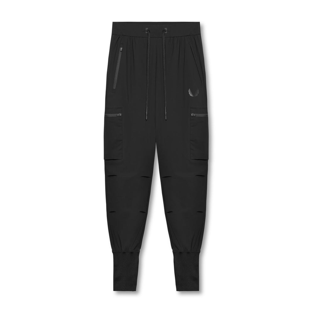 0827. Tetra-Lite® Inlay Pocket High Rib Jogger - Black