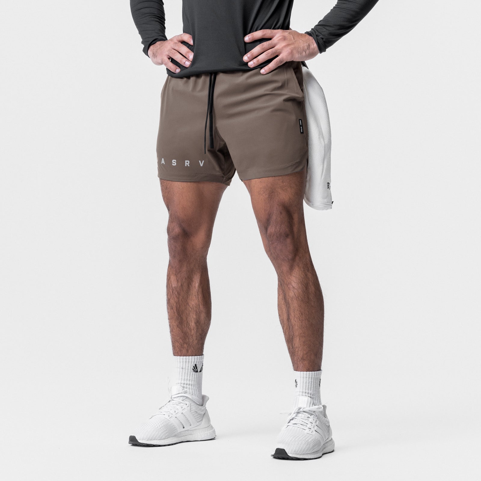 0751. Tetra-Lite® 5" Linerless Short - Deep Taupe "Classic"