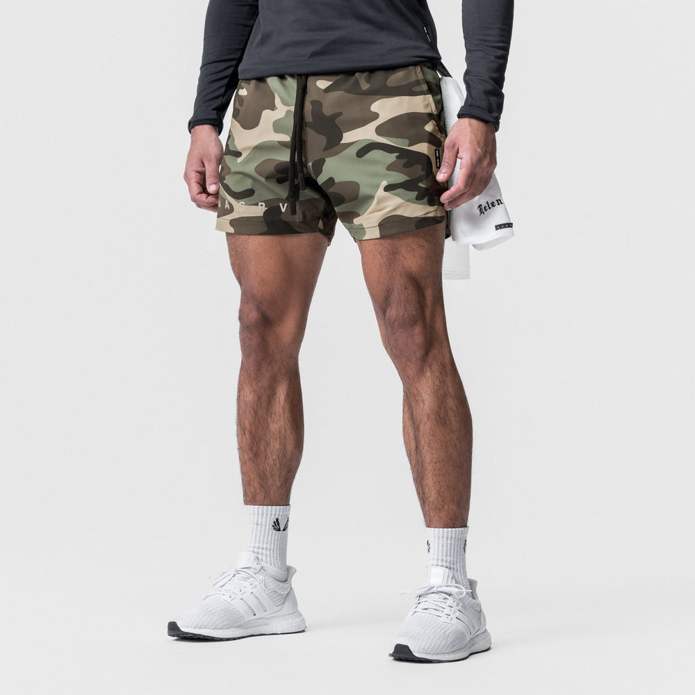 0751. Tetra-Lite® 5" Linerless Short - Woodland Camo "Classic"