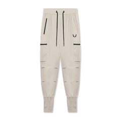 0698. Tetra-Lite® Inlay Pocket High Rib Jogger - Sand Smoke