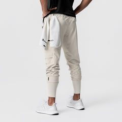 0698. Tetra-Lite® Inlay Pocket High Rib Jogger - Sand Smoke