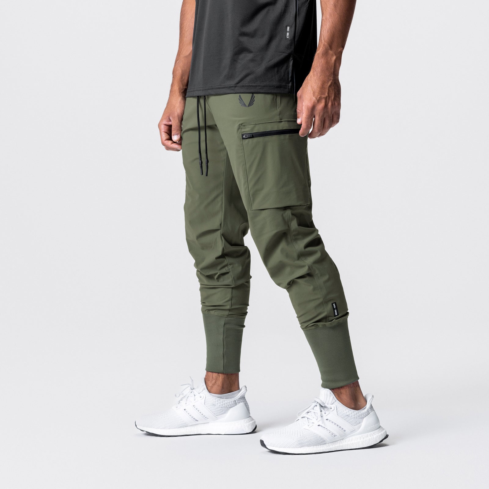 0698. Tetra-Lite® Inlay Pocket High Rib Jogger - Olive
