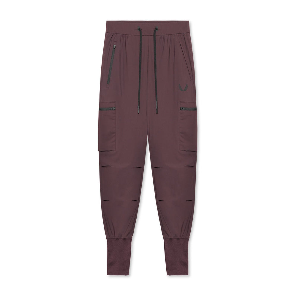 0698. Tetra-Lite® Inlay Pocket High Rib Jogger - Plum