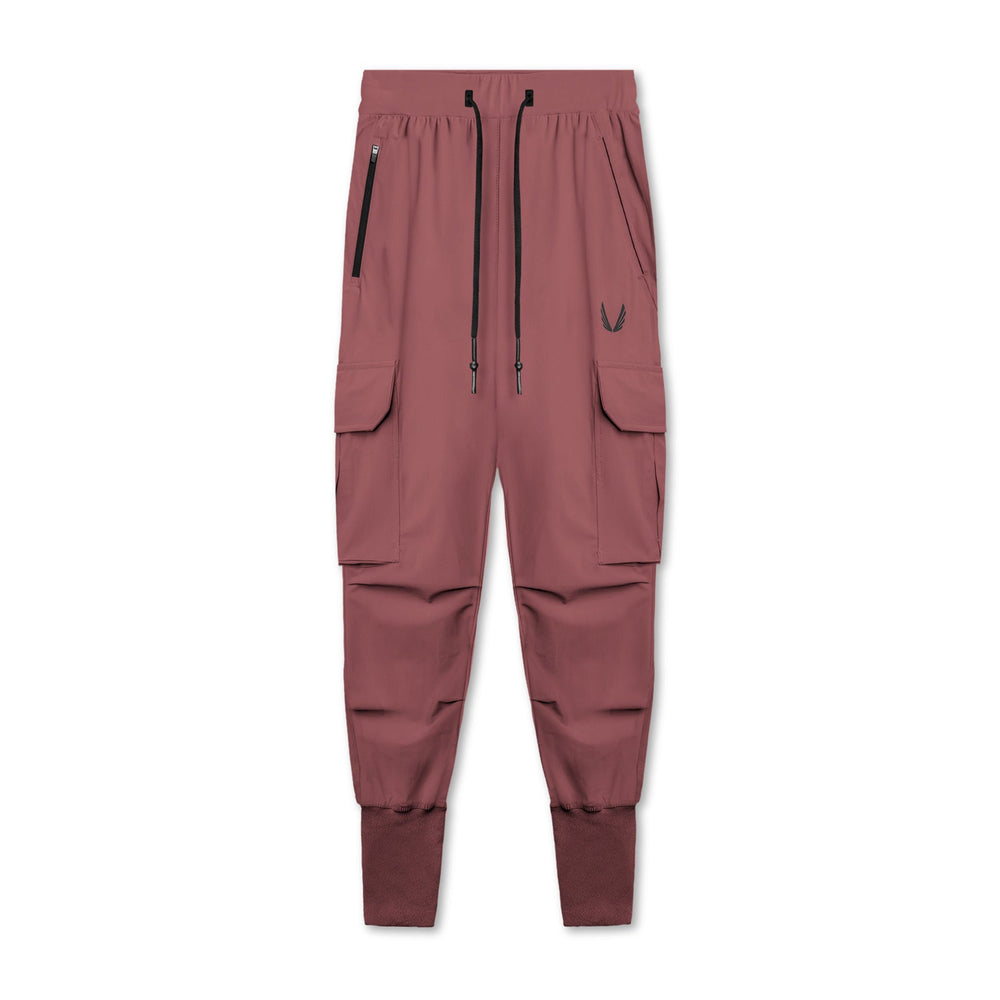 0437. Tetra-Lite® Cargo High Rib Jogger - Red Earth