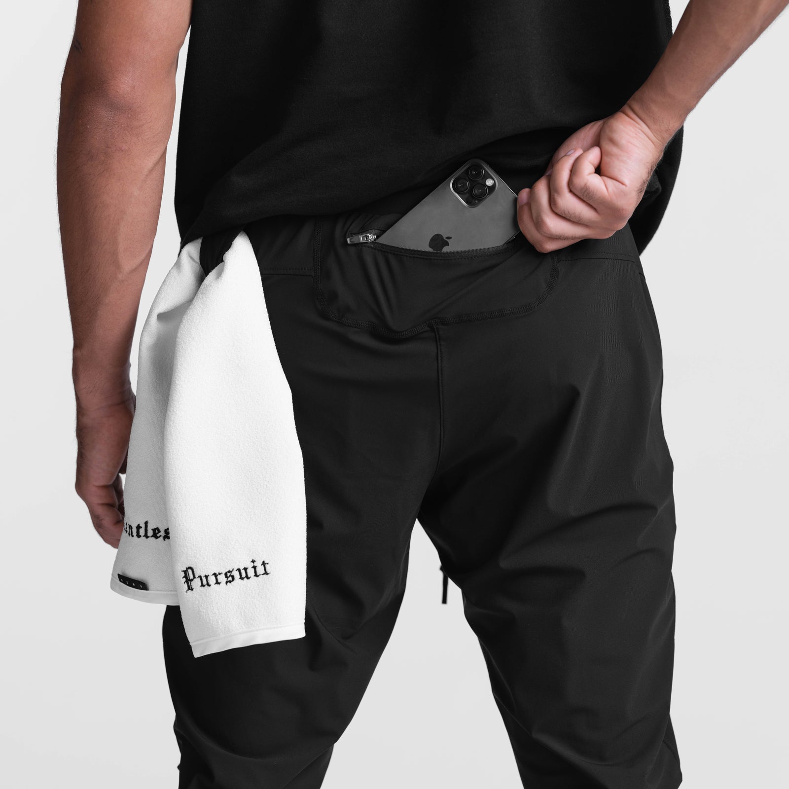 0477. Tetra-Lite® High Rib Jogger - Black