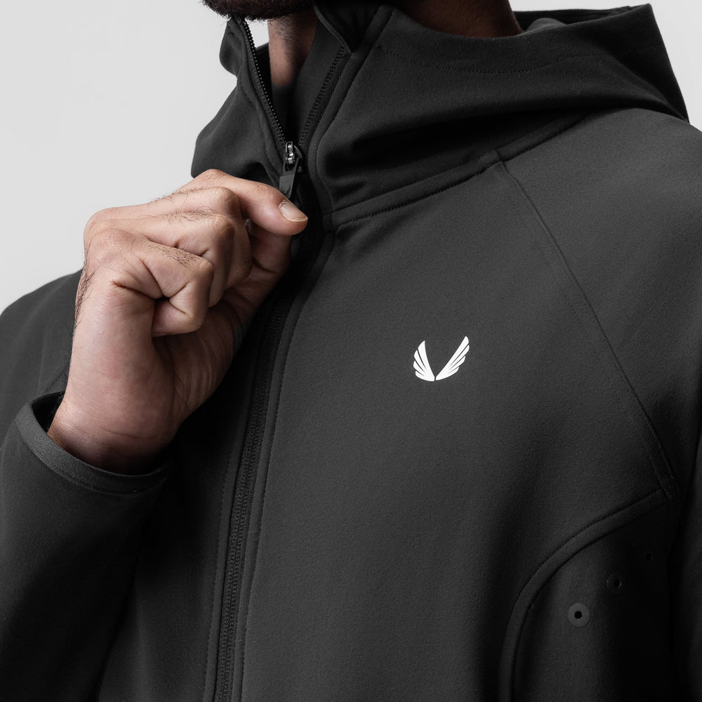 0943. Performance Fleece Zip Hoodie - Space Grey
