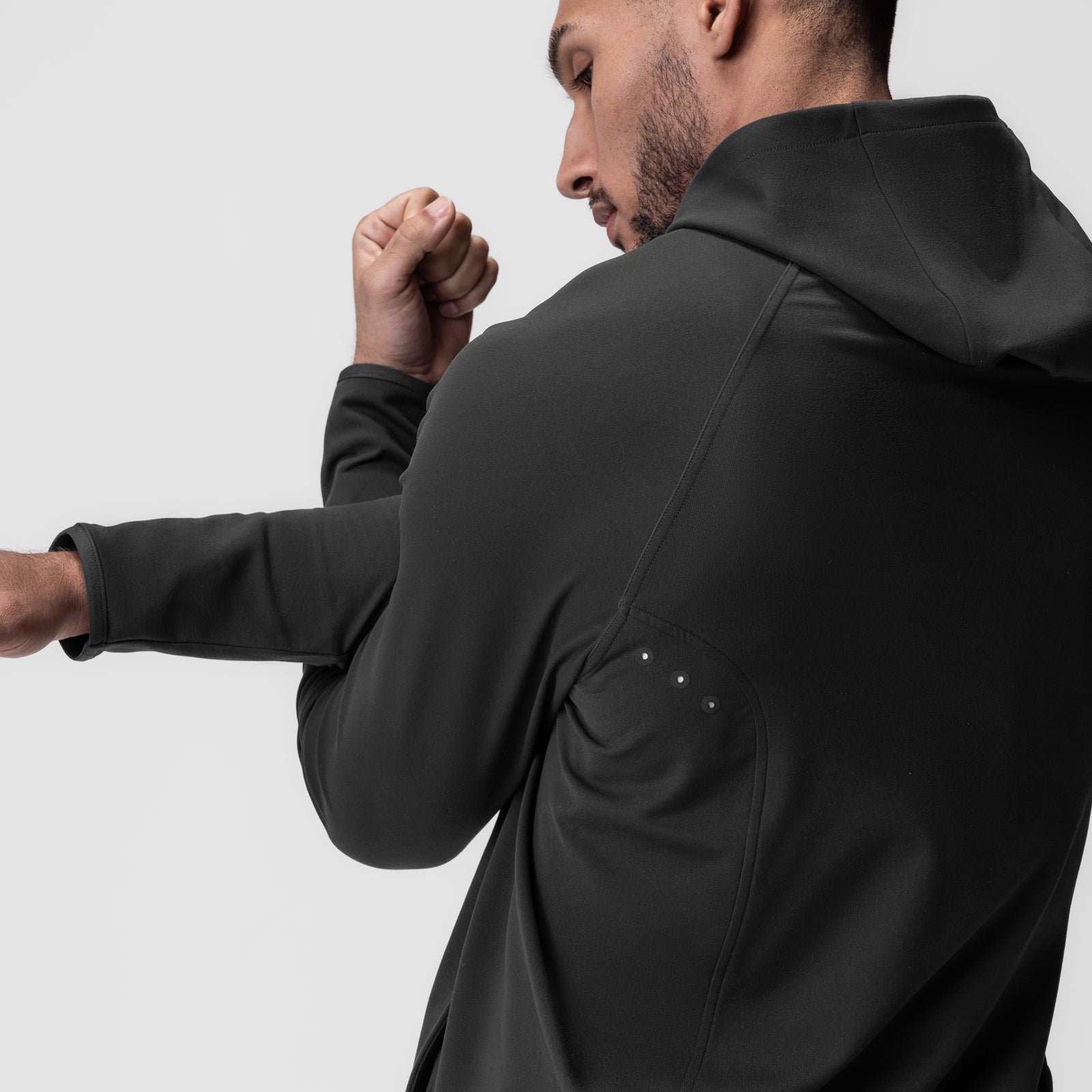 0943. Performance Fleece Zip Hoodie - Space Grey