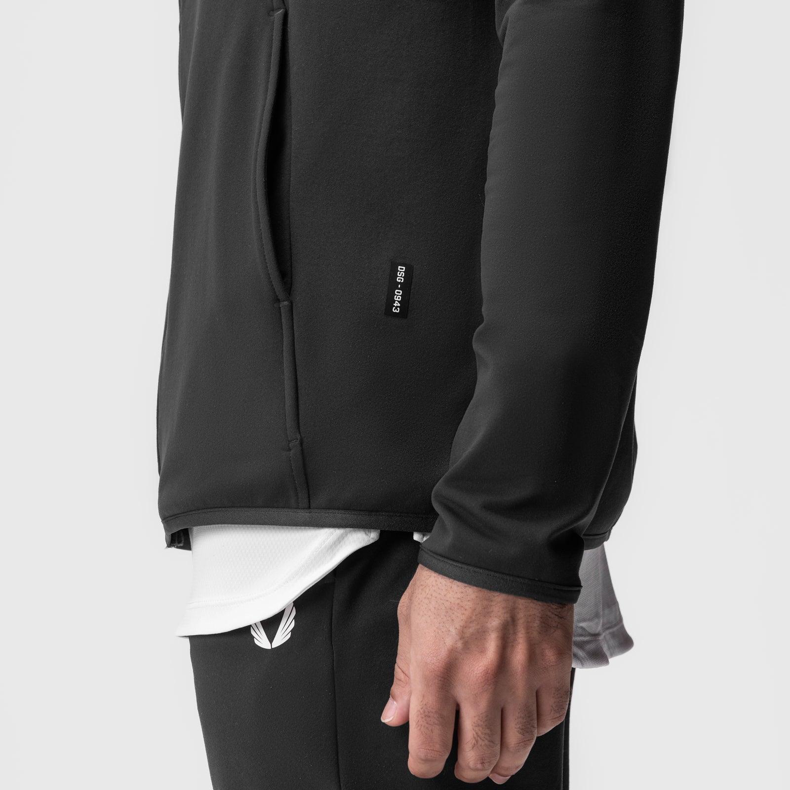0943. Performance Fleece Zip Hoodie - Space Grey