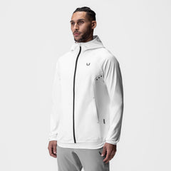 0943. Performance Fleece Zip Hoodie - White